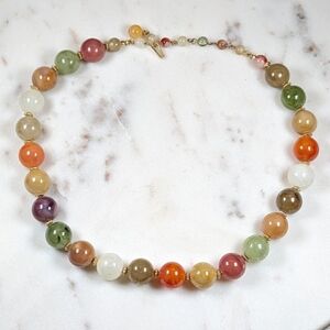 Vintage Lucite Beaded Necklace - Hong Kong